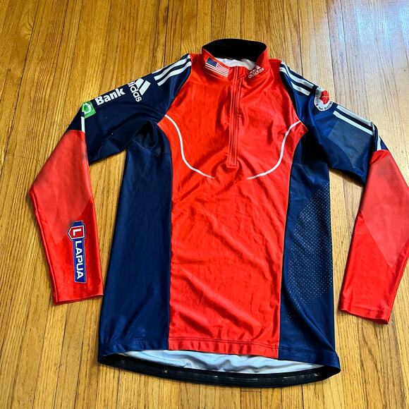 Adidas Other - ADIDAS USA Jersey Mens 52 US Large long Sleeve Quarter Zip Shirt